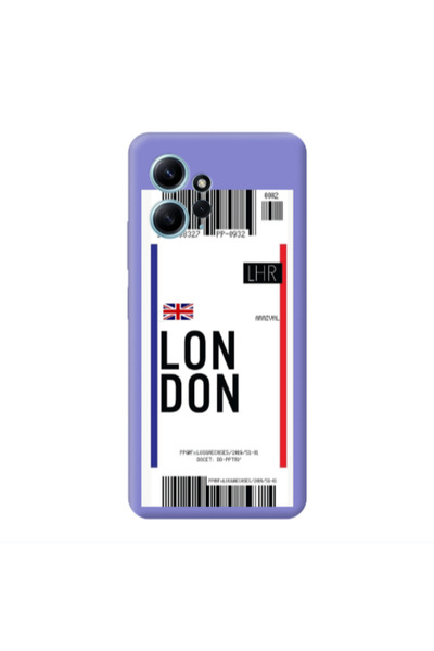 Other Xiaomi Redmi Note 12 4G London Arrival Purple Colored Silicone TPU Θήκη