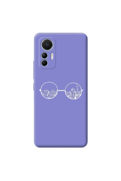 Other Xiaomi Mi 12 Lite Sunglasses Purple Colored Silicone TPU Θήκη