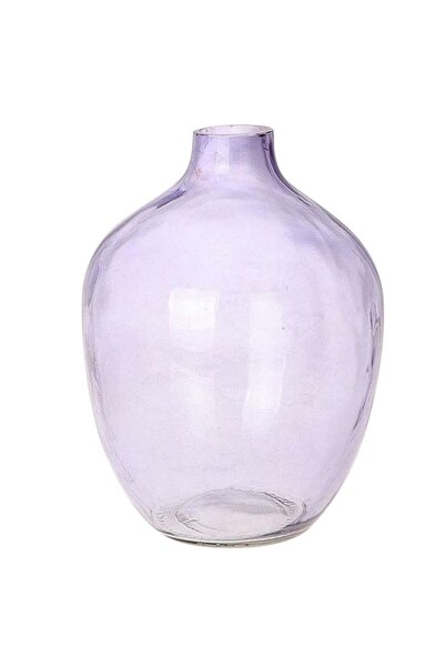 Plastona Βάζο Φλασίκι 012.862396052 18x24εκ. Γυάλινο Λιλά