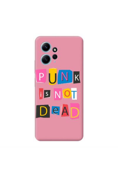 Other Xiaomi Redmi Note 12 4G Punk is not Dead Pink Colored Silicone TPU Θήκη