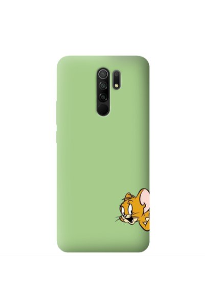 Other Xiaomi Redmi 9 Jerry 2 Light Green Colored Silicone TPU Θήκη
