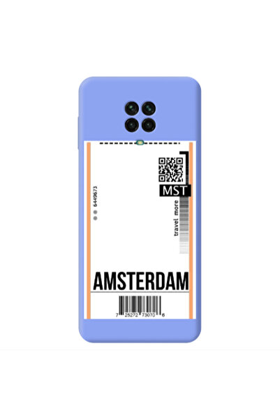 Other Xiaomi Redmi Note 9 Pro Amsterdam Travel More Light Purple Colored Sili...