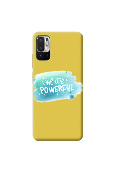 Other Xiaomi Redmi Note 10 Pro 5G We are Powerful Yellow Colored Silicone TPU...