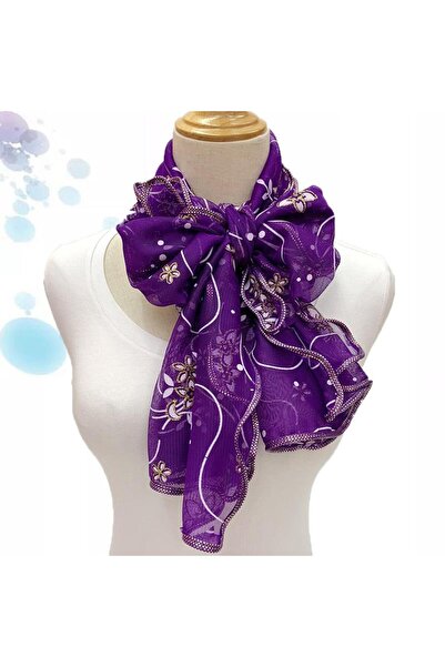Choice7 45x170cm JP286-08 Lace Scarf Women Lightweight Hijab Elegant 2024 Pri...