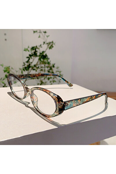 Choice4 floral frame KAMMPT Oval Optical Frames Women Fashion Vintage Candy C...