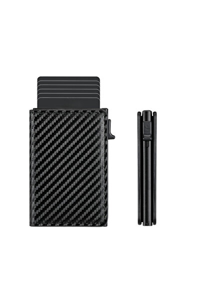 Choice Carbon Fiber RFID Blocking Metal Aluminum ID Card Holder Men's Women's...