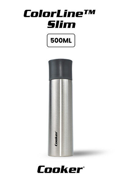 Cooker ColorLine Slim 500 ml Paslanmaz Çelik Termos CKR057