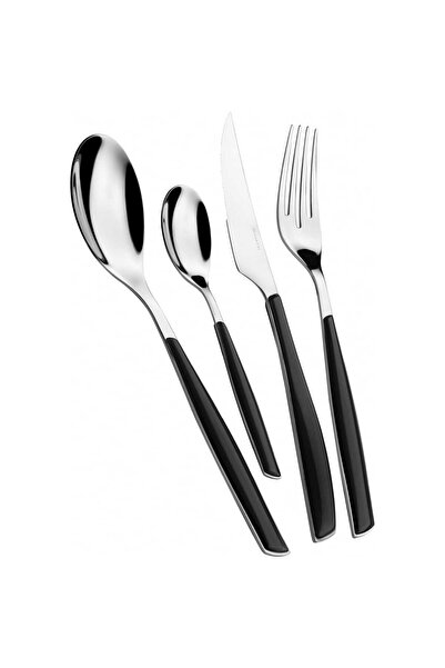 CASA BUGATTI Set de tacâmuri din 24 de piese, - Glamour, negru