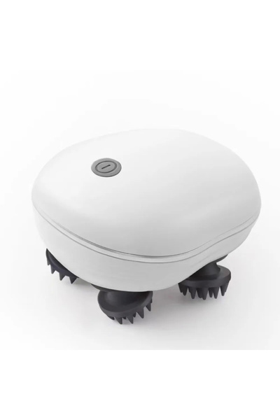 Choice White 2-in-1 Electric Scalp Cleaner & Pet Massager – Deep Vibration Br...