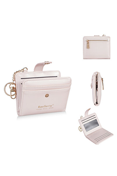 Choice1 Pink Baellerry Women's Print Clutch Wallet Short Holder PU Leather Co...