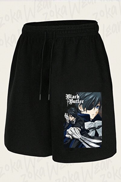 ZOKAWEAR Unisex Poster Kuroshitsuji Design Printed Shorts