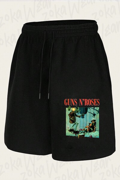 ZOKAWEAR Unisex Guns N Roses V32 Design Printed Shorts
