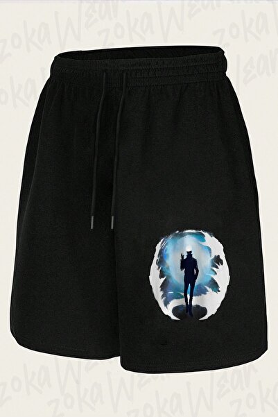 ZOKAWEAR Unisex Jujutsu Kaisen Satoru Gojo (Sensei) World Design Printed Shorts