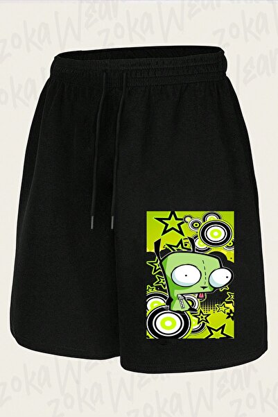 ZOKAWEAR Unisex σορτς με στάμπα Invader Zim v1