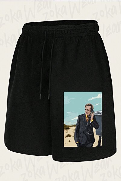 ZOKAWEAR شورت مطبوع بتصميم Better Call Saul v2 للجنسين