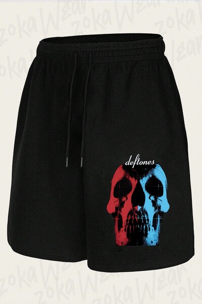 ZOKAWEAR Unisex Deftones v19 Σορτς με στάμπα σχεδιασμού