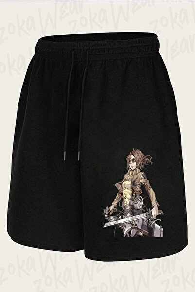 ZOKAWEAR Unisex Aot Hange Zoe Anime Character Design Printed Shorts
