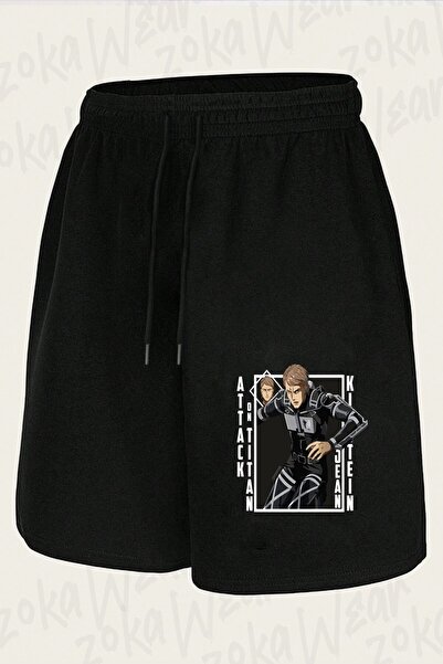 ZOKAWEAR Unisex Attack on Titan Kirschstein Design Printed Shorts