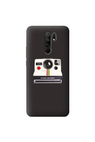 Other Xiaomi Redmi 9 Polaroid land camera Black Colored Silicone TPU Θήκη