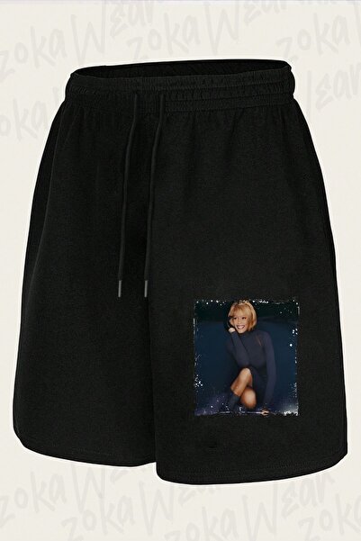 ZOKAWEAR Unisex Whitney Houston Design Printed Shorts