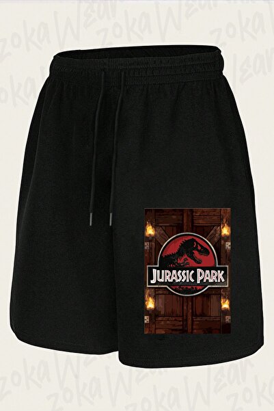 ZOKAWEAR Unisex Jurassic Park V2 Design Printed Shorts