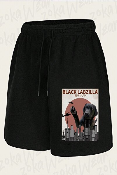 ZOKAWEAR Unisex Black Labzilla Giant Labrador Retriever Lab Dog Monster Desig...
