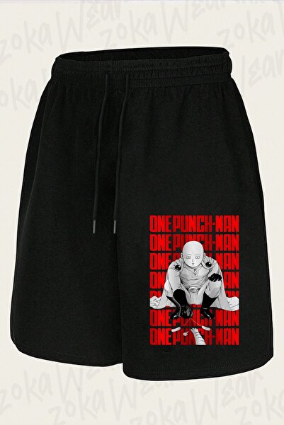 ZOKAWEAR شورت مطبوع بتصميم One Punch Man Saitama v2 للجنسين