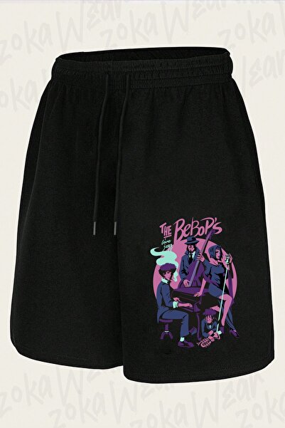 ZOKAWEAR Unisex Cowboy Bebop V5 Design Printed Shorts