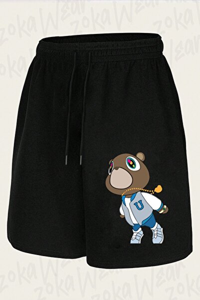 ZOKAWEAR Unisex Kanye West Design Printed Shorts