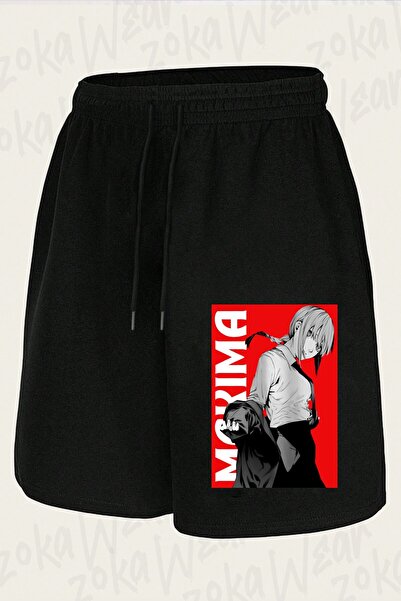 ZOKAWEAR Unisex Chainsaw Man Makima V3 Design Printed Shorts
