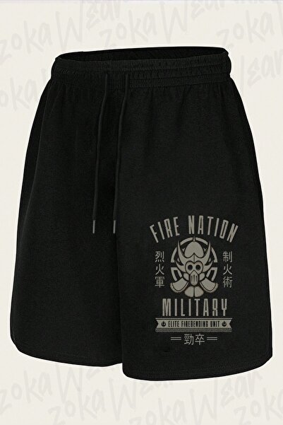 ZOKAWEAR Unisex Avatar Fire Nation Design Printed Shorts