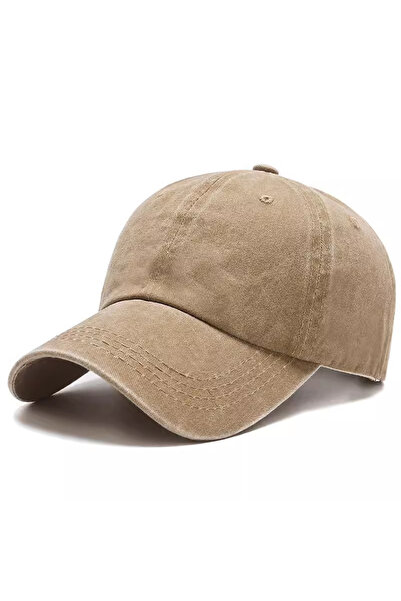 Choice5 Adjustable Khaki Baseball cap, women's artistic retro outdoor Japanes...