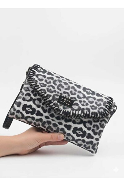 WİKİDAYS.S MODA TRENDİ Snake Skin Patterned Women's Portfolio Bag with Chain ...