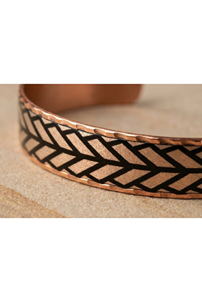 Erol Bakır New Series 2055 Bijouterie Bracelet 100% Handmade Copper