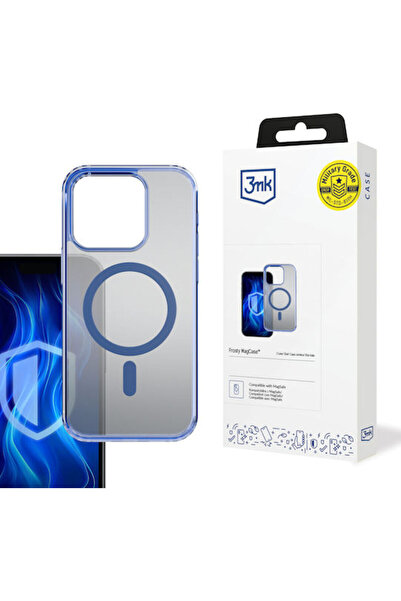 3MK Husă spate Frosty Magcase Albastru (iPhone 13 Pro Max)