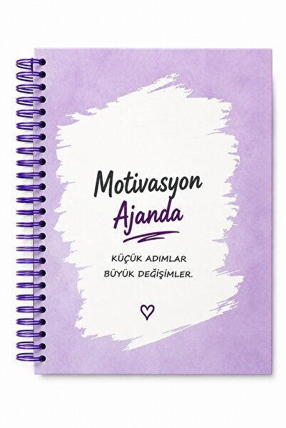 KROP Motivasyon Ajandam MOR - Pastel Seri - Stickerlı - Tarihsiz - 160 Sayfa ...