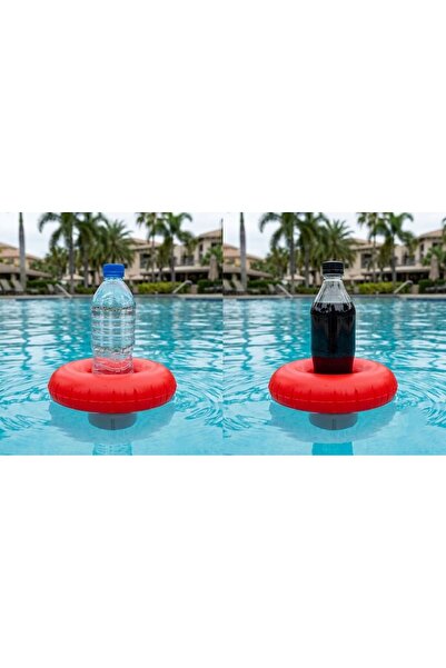 ARCANIUM Floating Drink Holder Pool Float - Cup and Bottle Stand (Lifebuoy De...