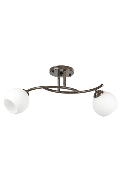 erstecup Lustra Ramona Wenge+Alb 2xE27 60W, erstecup, LUSTRA/PENDUL DULIE