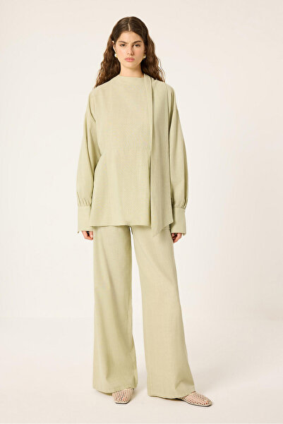 Touché Privé Pleated Tunic Pants Set