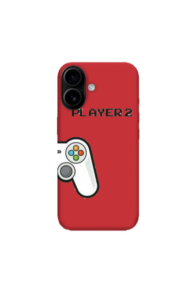 Other Apple Iphone 16 plus Player 2 Red Colored Silicone TPU Θήκη