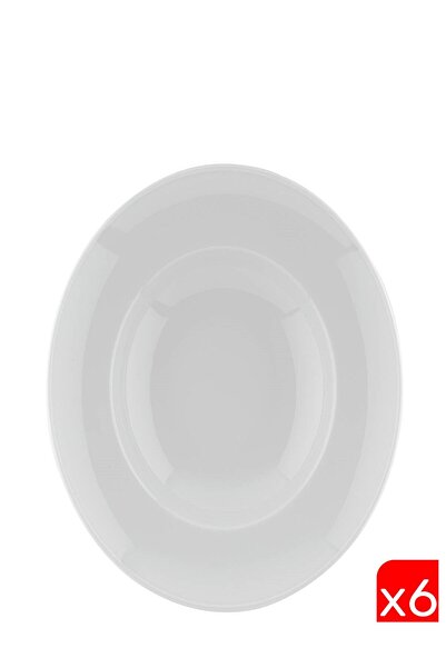 Kütahya Porselen Bone Risus Pasta Plate Cream 27.5cm Bnrs27Spt00 Pack of 6