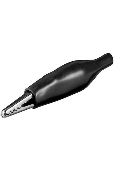 goobay Κροκοδειλάκια 32.5mm Μαύρα 11418 10 τεμάχια