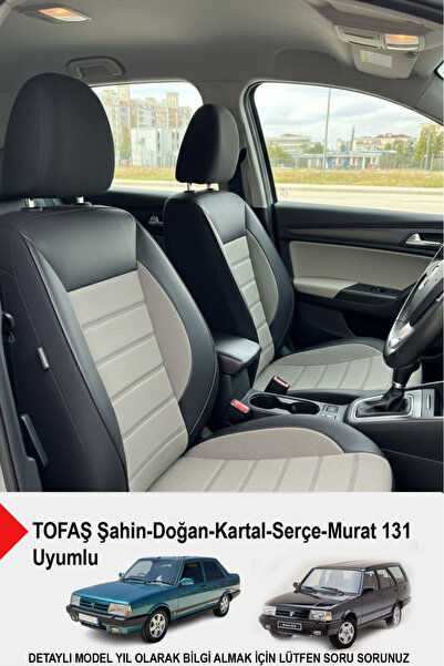 GM-DESIGN غطاء مقعد السيارة من قماش سلسلة سبيد - (متوافق مع TOFAŞ Kartal-Şahi...