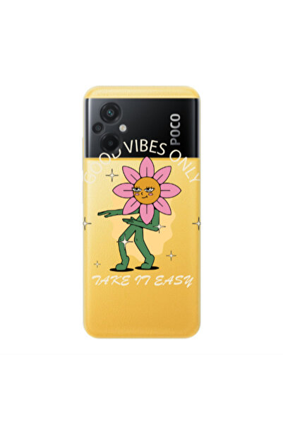 Other Xiaomi Poco M5 Good Vibes Only Transparent Silicone TPU Θήκη