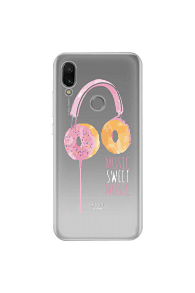 Other Xiaomi Redmi Note 7 Donut earphone Transparent Silicone TPU Θήκη
