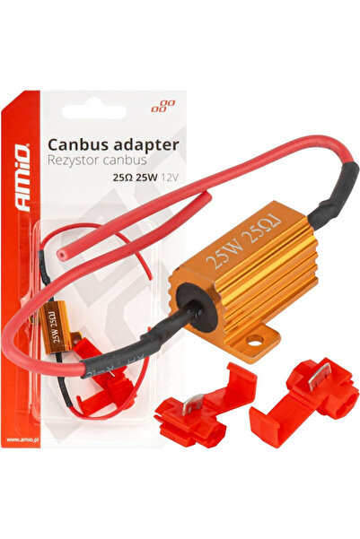 AMIO Αντίσταση Canbus για λάμπες LED 25Ω 25W Amio-04093 Κωδικός: 04093