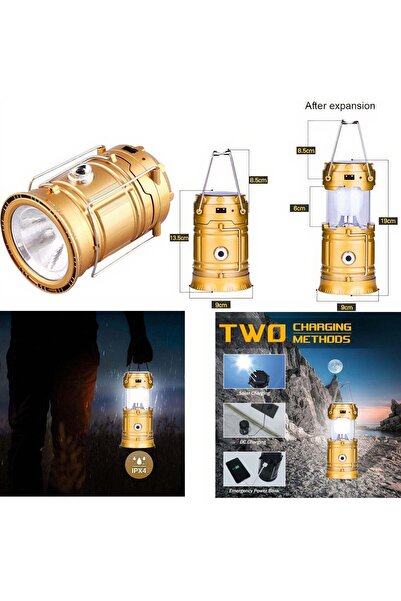 CASA JOY Lampă solară LED 19 x 9 cm, pliabilă, impermeabilă, USB, model felin...