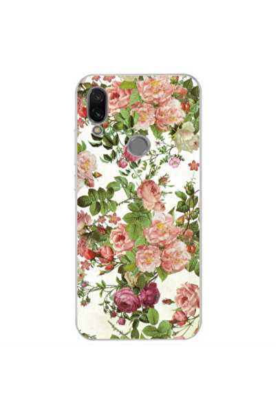 Other Xiaomi Redmi Note 7 Pink roses 2 Transparent Silicone TPU Θήκη