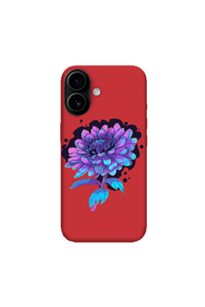 Other Apple Iphone 16 plus Witch flower Red Colored Silicone TPU Θήκη