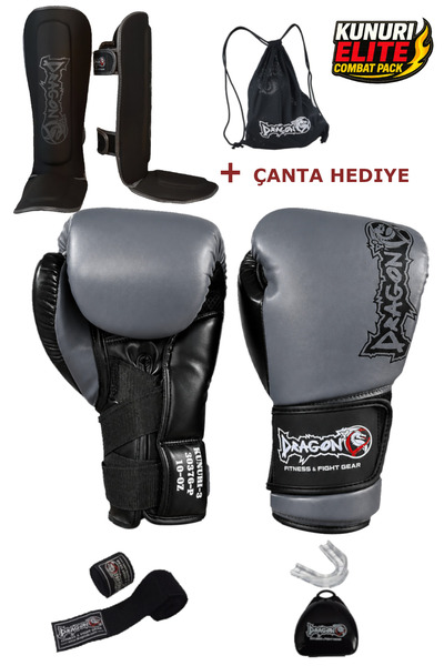 Dragondo Kunuri Elite Boks Eldiveni 5’li Set Kickboks Muay Thai Boks Eldiveni...